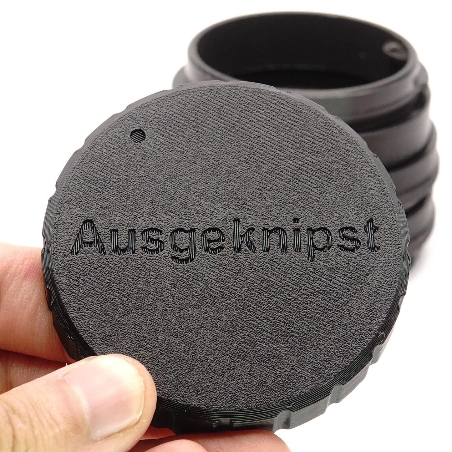 Cache d'objectif P6 à baïonnette pour Pentacon Six, Kiev 60 et Praktisix