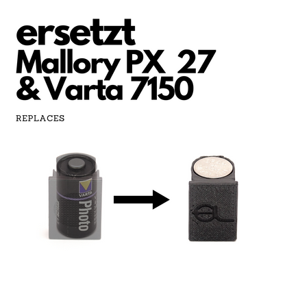 Adaptateur de batterie PX27 pour Rollei 35 SE, 35 TE et A110
