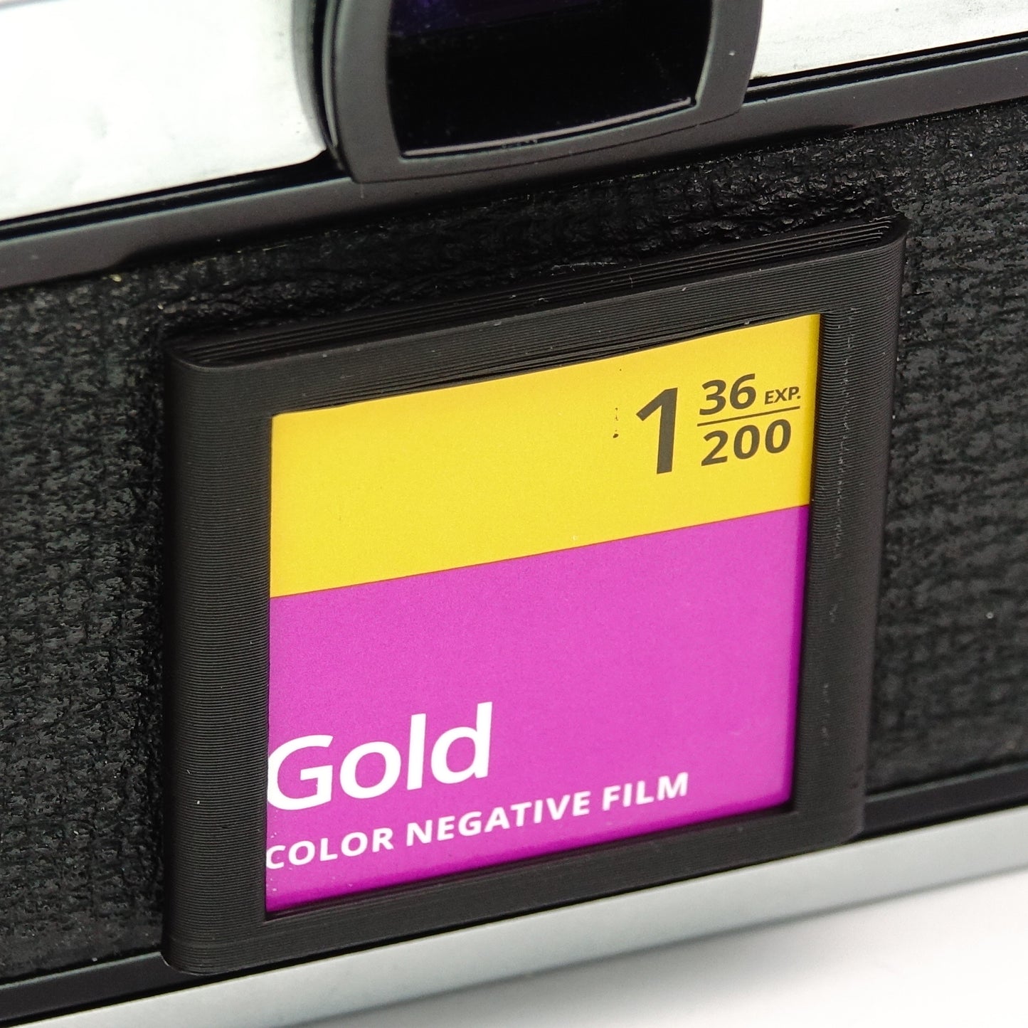 Self-adhesive film note holder for Rollei 35, Leica & Minox