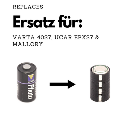 Adattatore per batterie PX27 per Minox 35 GT, EL, GL e LX