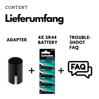 Adattatore per batterie PX27 per Minox 35 GT, EL, GL e LX