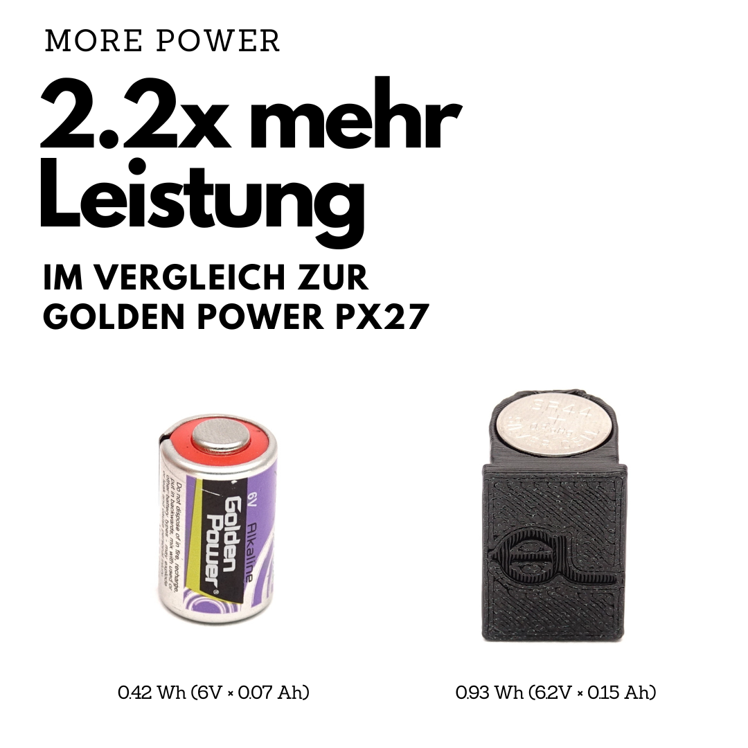 Adaptateur de batterie PX27 pour Rollei 35 SE, 35 TE et A110
