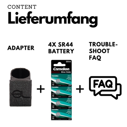 Adaptateur de batterie PX27 pour Rollei 35 SE, 35 TE et A110