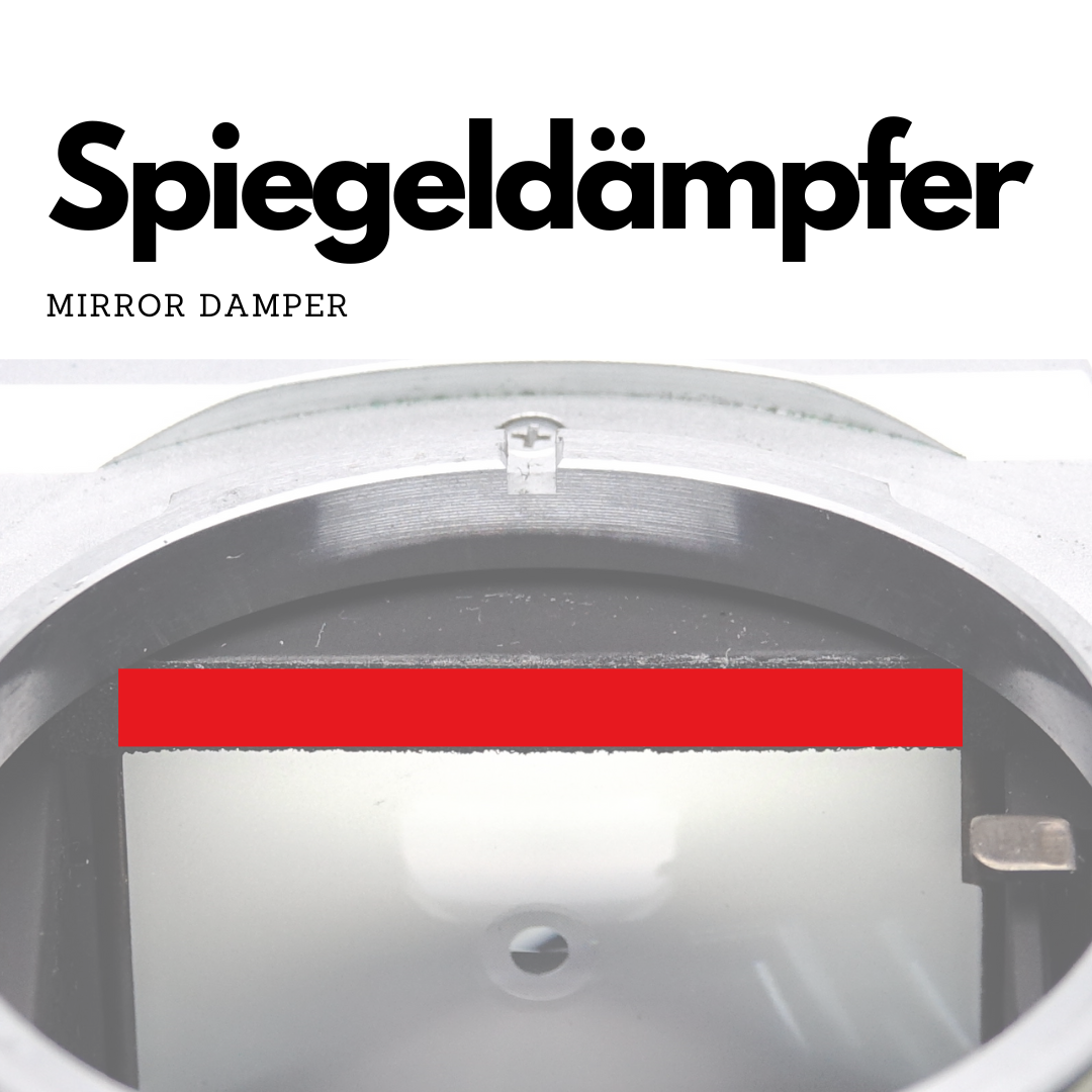 Universal light seal set with mirror damper for Canon, Nikon, Minolta & Olympus