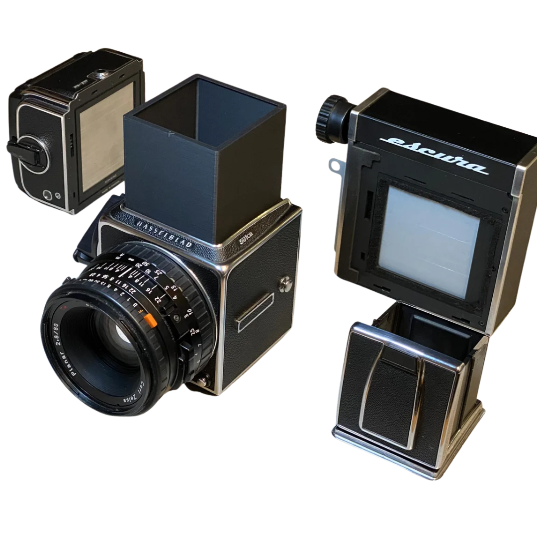 Set adattatore messa a fuoco per Escura Hasselback su Hasselblad 500