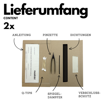 Universal light seal set with mirror damper for Canon, Nikon, Minolta & Olympus