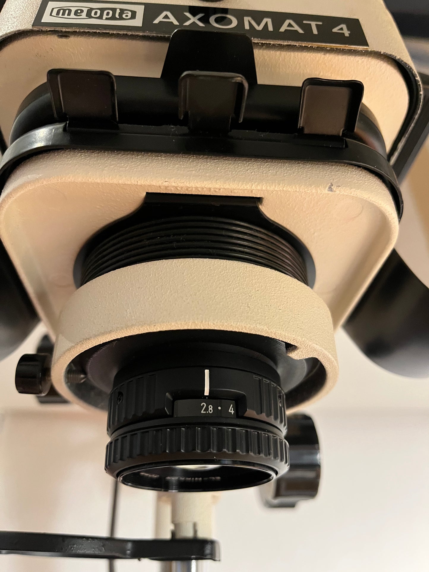 Placa de objetivo M39 (Ø 69mm) para Meopta Axomat 4 y Opemus 3