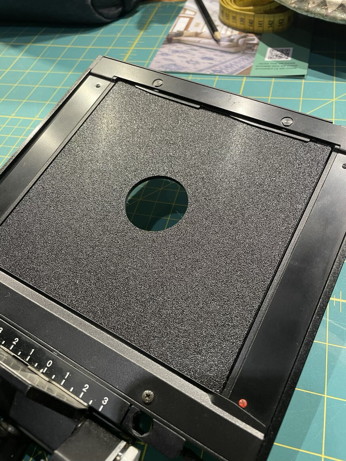 Piastra obiettivo 140x140mm per Sinar p/f e Horseman L (Copal #0-#3)