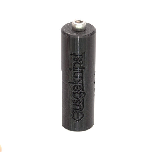 Battery adapter 2R10 (CR123A) for signal paddle, VEB Zeitz, GDR devices